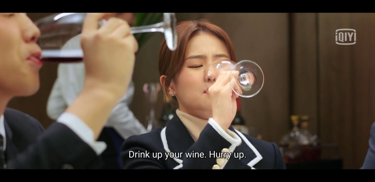 I don't understand this pressure to drink in a work setting. It seems especially uncomfortable for me cuz it's usually men doing the pressuring.  #amwatching  #LoveIsSweet