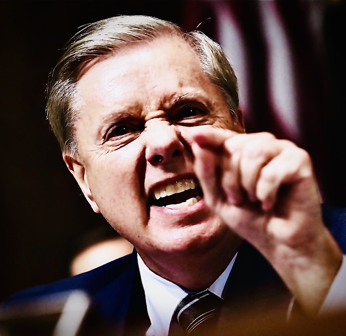 What rewards will Lindsey recieve for summoning rabies during Amy Coney Barrett’s confirmation hearing? Given this morning’s reporting on his opponent’s raising, I don’t think $10,000 is gonna cut it.