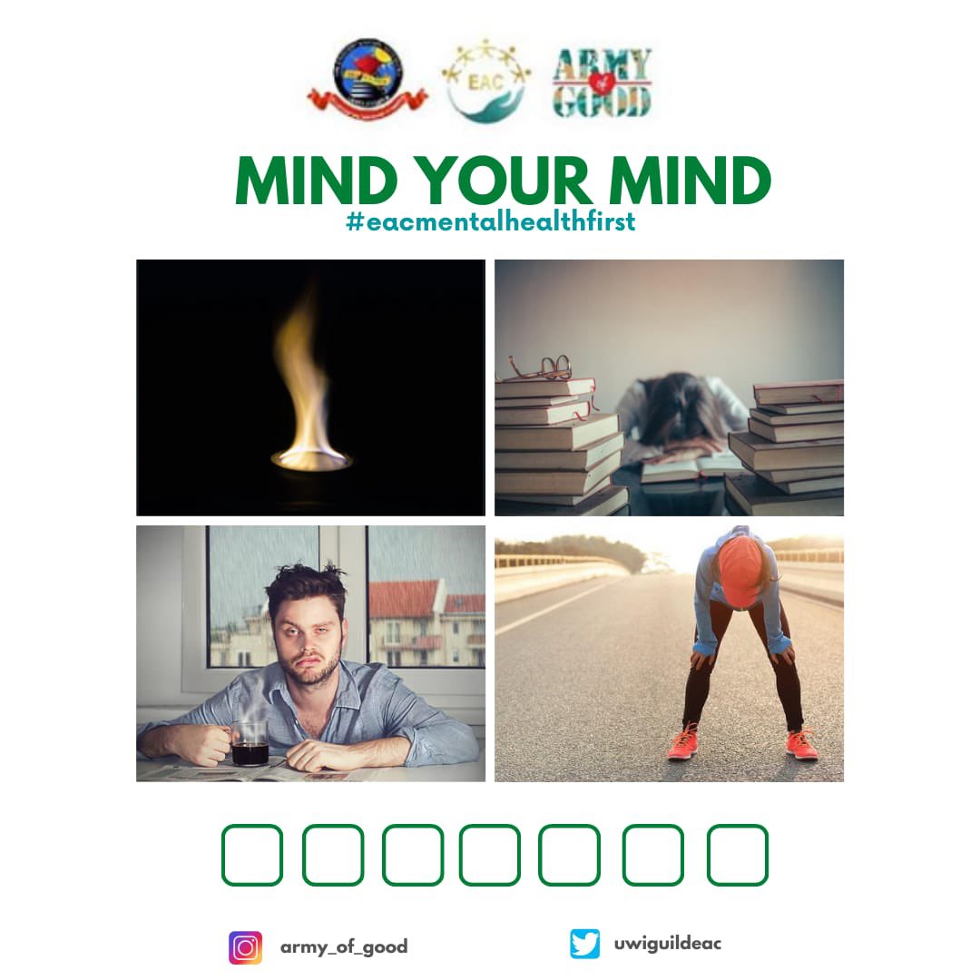 uwiguildeac's tweet photo. It's DAY ONE of Mental Health Week!!!! 🎉🎉🎉

Here's the third challenge for "Mind Your Mind Sunday" !!! Can you guess the word?🤔 Retweet your guess with #EACMentalHealthFirst! Good luck!💚

#OneArmyNuffGood
 #GuildEAC2020 https://t.co/QBPbLOWhHB