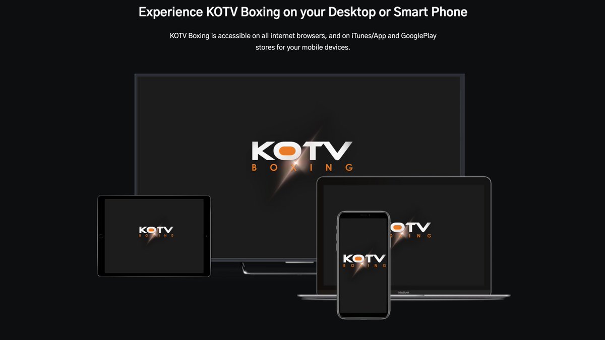 🥊KOTV Boxing is accessible on all internet browsers, and on iTunes/App and GooglePlay stores for your mobile devices.📱💻📺
🥊100% FREE across the globe!🌎