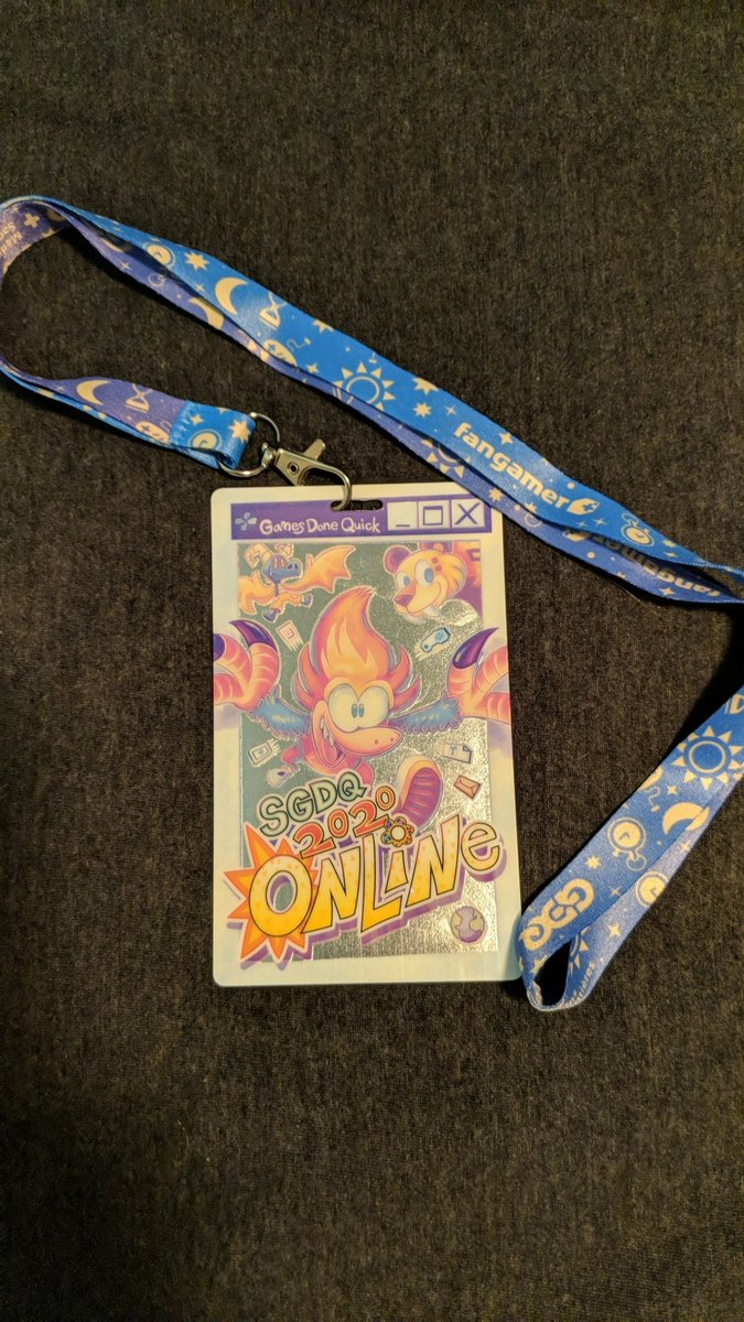 Look what finally came in the mail, courtesy of <a href="/Fangamer/">Fangamer</a> #SGDQ2020