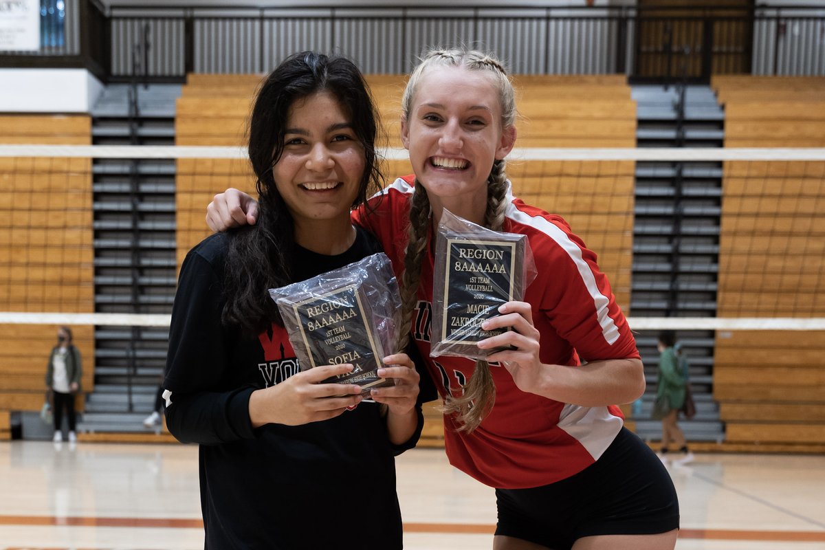 WinderVB's tweet image. Congrats to Sofia &amp;amp; Macie for making the all region team this past week! These deserving seniors lead Winder VB into the next round of region tournament on Tue.