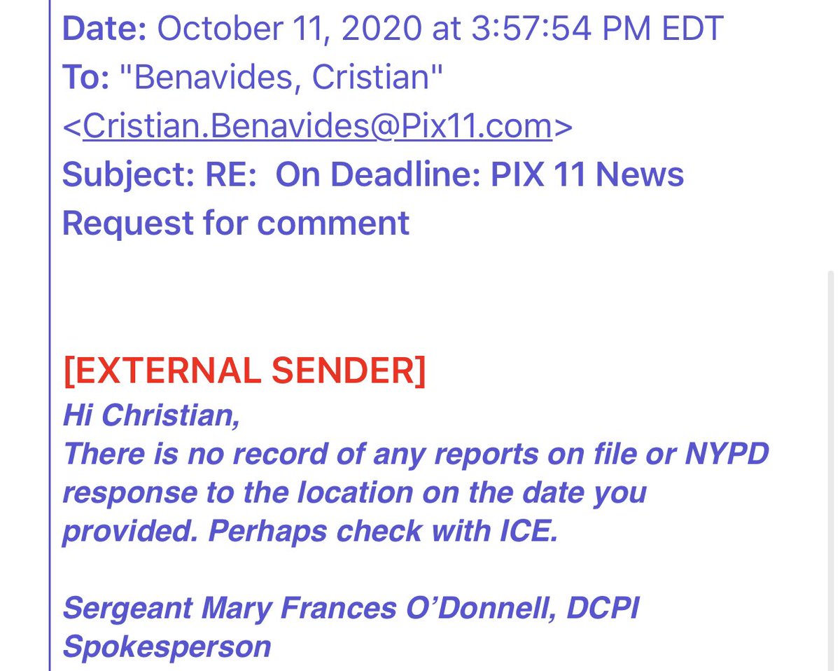 NYPD response  @PIX11News
