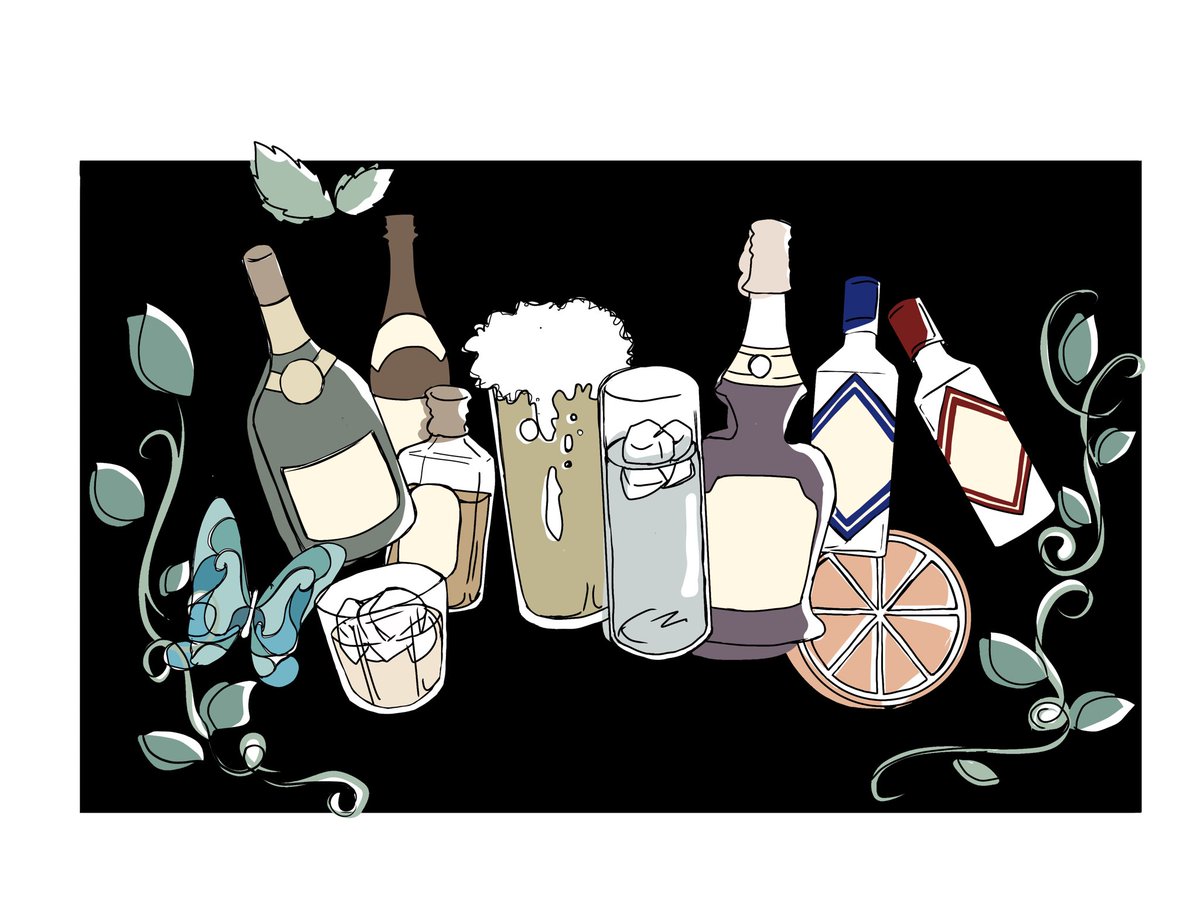 り彩 Lisa در توییتر イラスト バー看板 呑み会 イラスト好きな人と繋がりたい 絵描きさんと繋がりたい