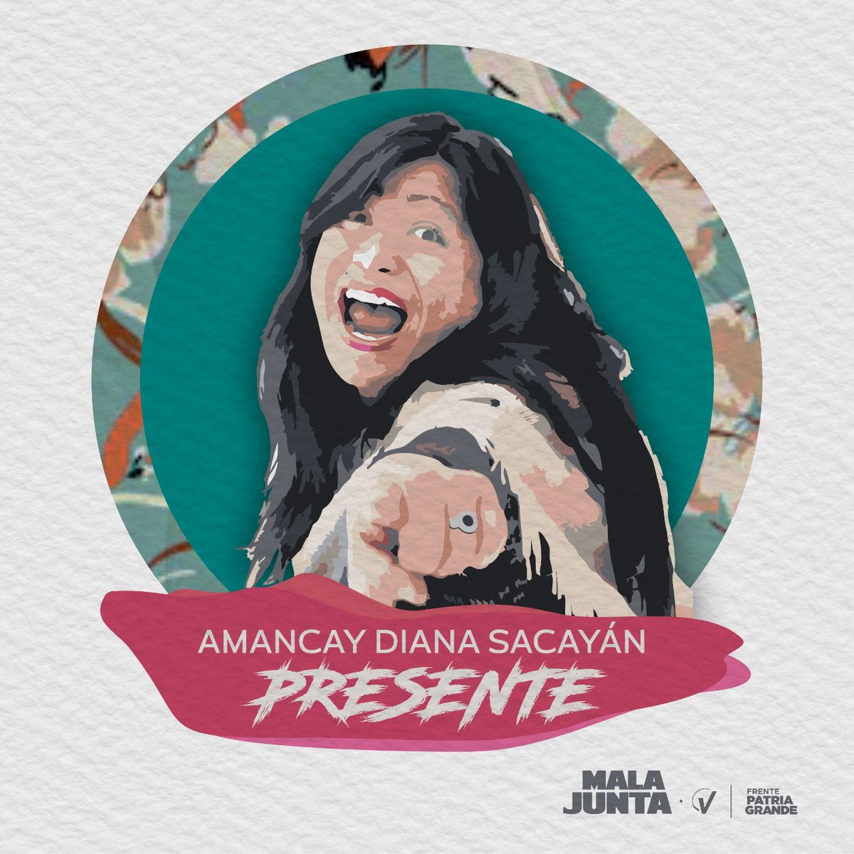 MalaJuntaSDE's tweet photo. 🦋Hoy se cumplen 5 años del travesticidio de Amancay Diana Sacayán, referenta Trava, sudaka y originaria, cuyo nombre y militancia son símbolo de lucha y orgullo.🦋
(+) https://t.co/xJfmZjZSzj