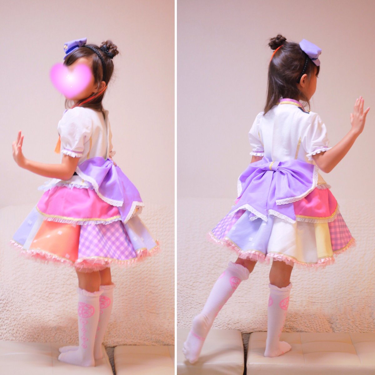 ｍｌｒ ポリス戦士ラブパトリーナ ラブパトリーナ ラブパトシャイン 七色ソラ 手作り衣装完成 着画バージョン