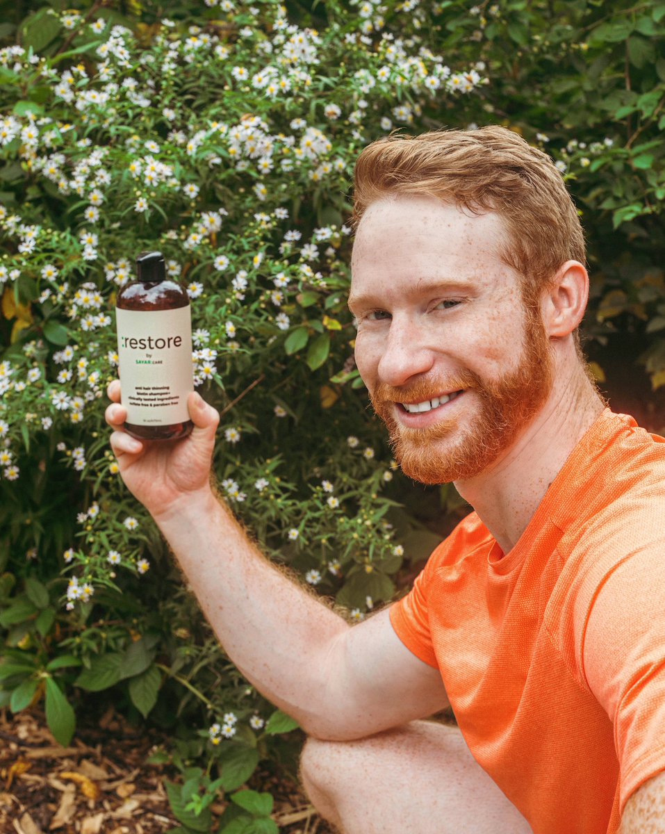 willhutcheson's tweet photo. 🌿 #sponconsunday 🌿
Treating hair loss before it’s starts is the best way to treat said hair loss. That’s why I use @sayarcare’s clinically proven #retainshampoo to keep my mane gain my main game. 
📷: @fweecarter
🌱 Sulfate (🧼), Paraben( 🕯), and Cruelty Free (🐇) https://t.co/Wg12YBxVXL