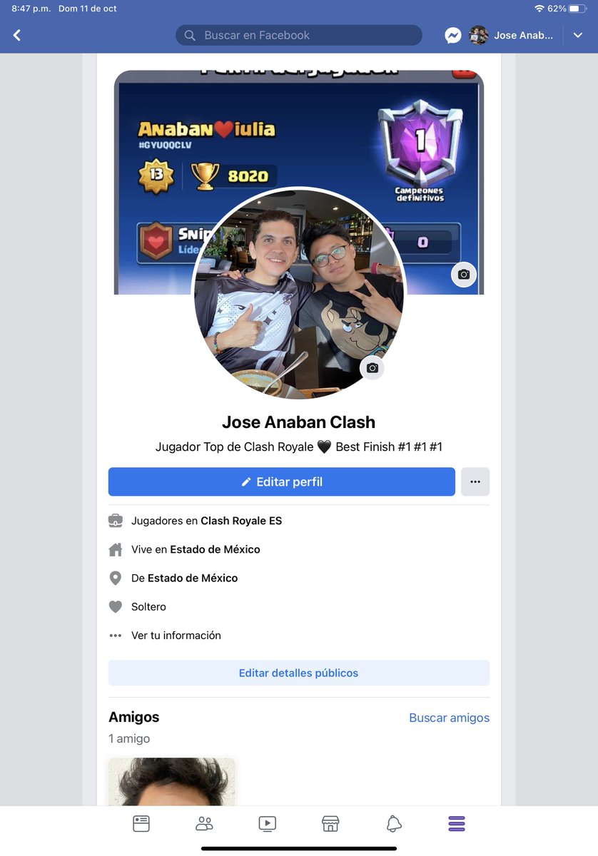 Aquí está mi nuevo Facebook por si me quieren agregar y ver mis partidas en el Top! 🥳🖤
facebook.com/joseanaban.cla…