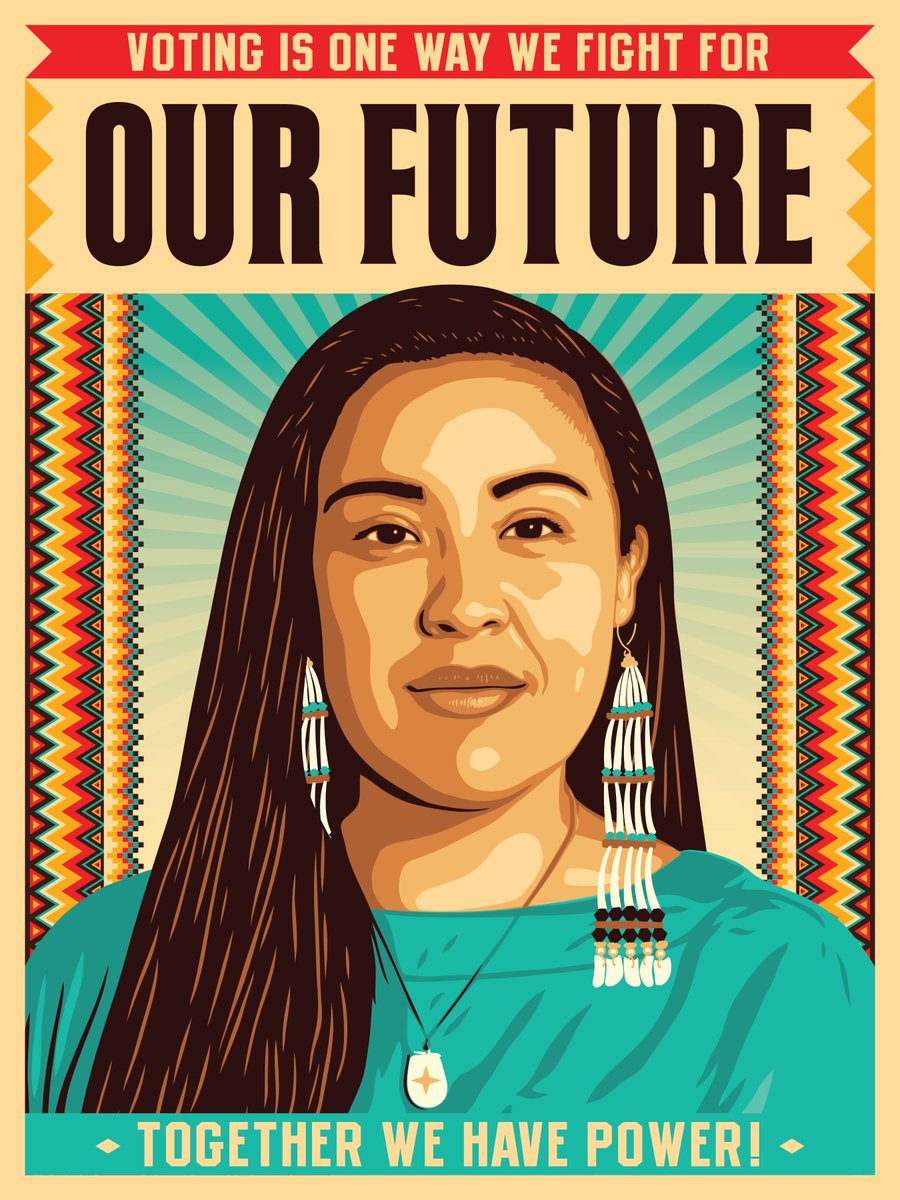 IllumiNative (@illuminative) on Twitter photo Together we have power! We’re fighting for a just and joyful world where #Native rights are respected. On #IndigenousPeoplesDay, we celebrate by voting. Register or make your voting plan at NativesVote2020.com art by <a href="/ernestoyerena/">Ernesto Yerena</a> and @AriMejorado w/ Shalene Joseph modeling Together we have power! We’re fighting for a just and joyful world where #Native rights are respected. On #IndigenousPeoplesDay, we celebrate by voting. Register or make your voting plan at NativesVote2020.com art by <a href="/ernestoyerena/">Ernesto Yerena</a> and @AriMejorado w/ Shalene Joseph modeling