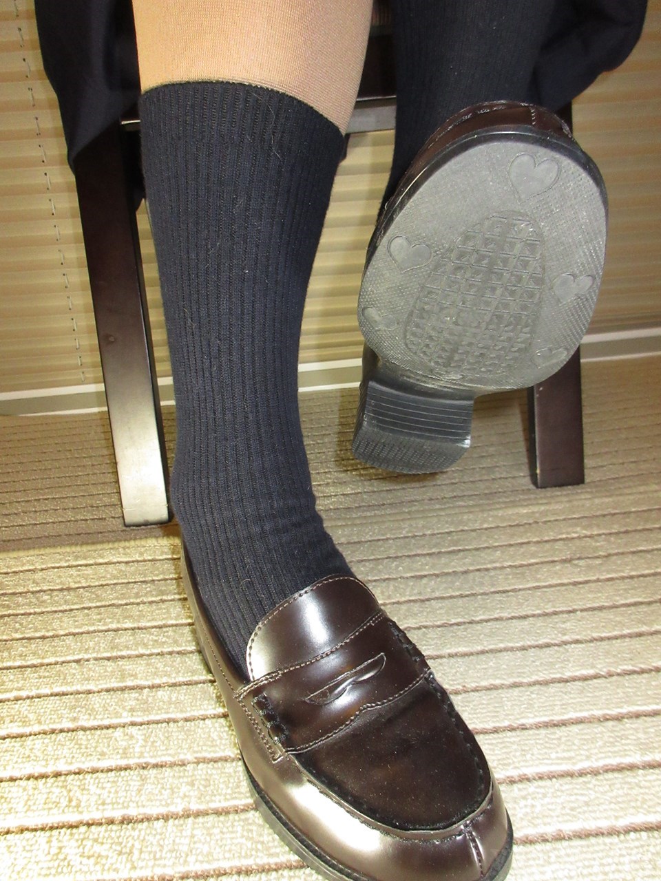 フェチ  JK  ローファー 