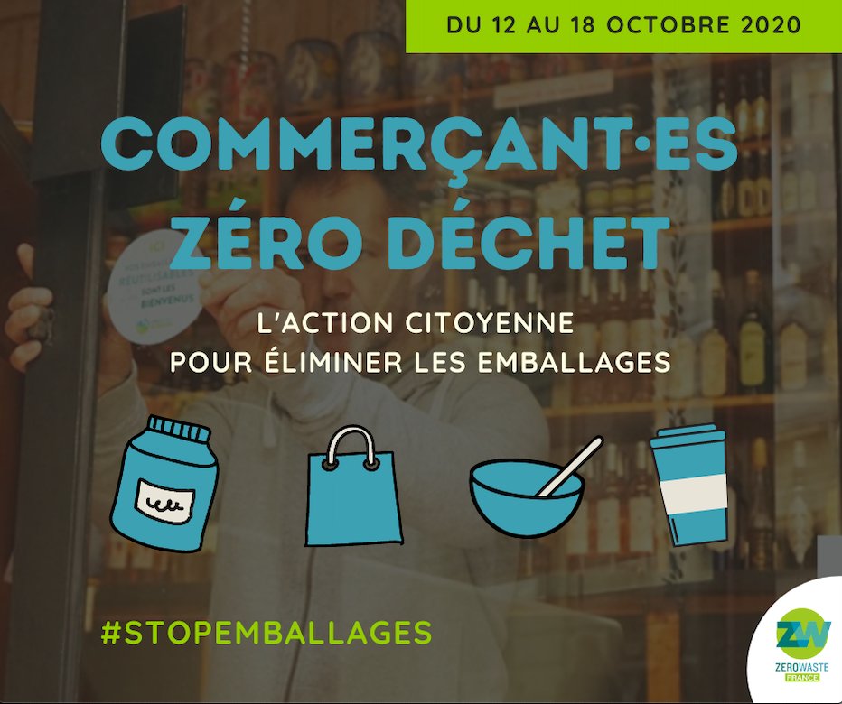 Être servi dans son contenant réutilisable, c'est maintenant un droit ! Toute la semaine, nos bénévoles sensibiliseront les commerçant·es pour limiter les emballages jetables et mieux faire connaître la loi anti-gaspillage ! zerowastefrance.org/marathon-comme…