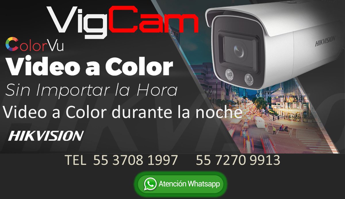 VIGCAMMEXICO's tweet photo. VigCam
No importa si es de Día o de Noche. 
Cámaras VigCam capturan detalles a todo color en alta resolución, con condiciones de baja iluminación. 
Proporciona imágenes a color de gran calidad y nitidez. 
@SATELUCOS @SATELITESEGURO @AtizapanV https://t.co/WJBenwHVx2