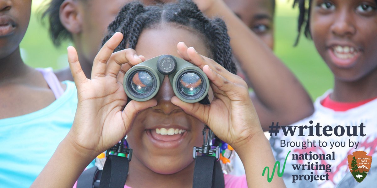 writingproject's tweet photo. Write Out begins today and we've got all the info you need to get started! Each day this week we'll be featuring Ranger writing prompts from our friends at @NatlParkService along with amazing storytellers and ideas for place-based writing. #writeout #NWP https://t.co/sOCMxLxlGG https://t.co/UHkVrtYexN