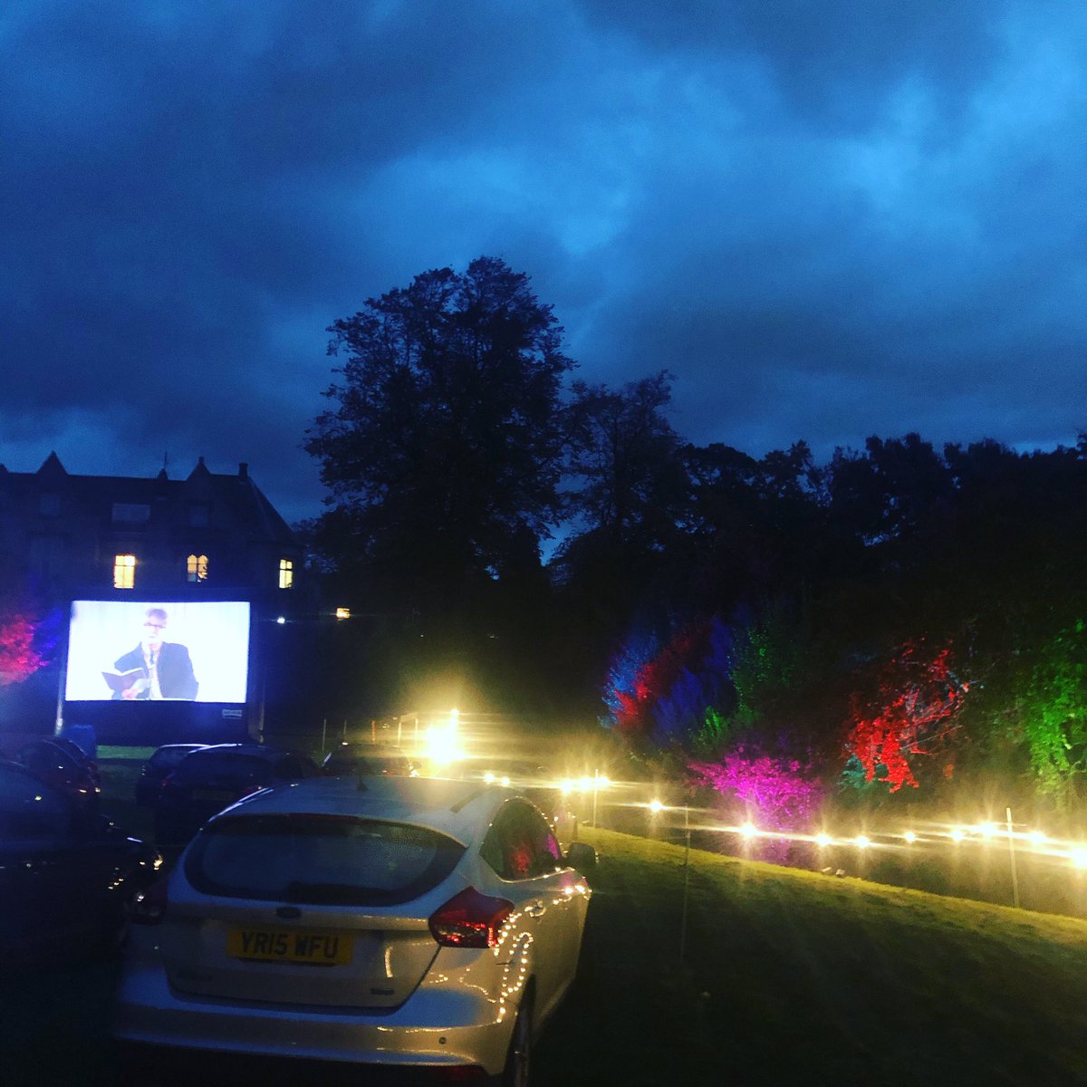 mariadesouza61's tweet photo. Absolutely fantastic night at the Poet Laureate’s Drive in. Sonnets and bonnets and an actual audience! So proud to be part of the team @otsfestival creating and delivering such an event. Moving, memorable and magical. https://t.co/Z5IqVJwyrG