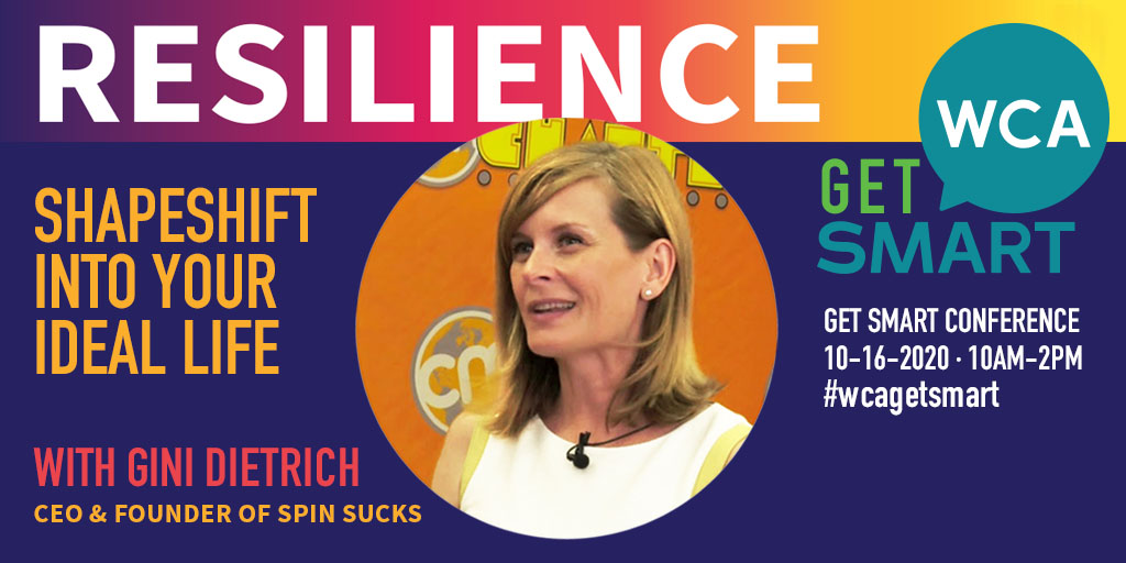 WomenCommAustin's tweet photo. How to Shapeshift Into Your Ideal Life Oct. 16 at #GetSmart
Imagine your future with entrepreneur & author, Gini Dietrich, and learn to enjoy the constant change life throws at us; how to embrace chaos and come out better for it. #WCAGetSmart
Register: https://t.co/do07EHfLG4 https://t.co/VK7ozJtDma