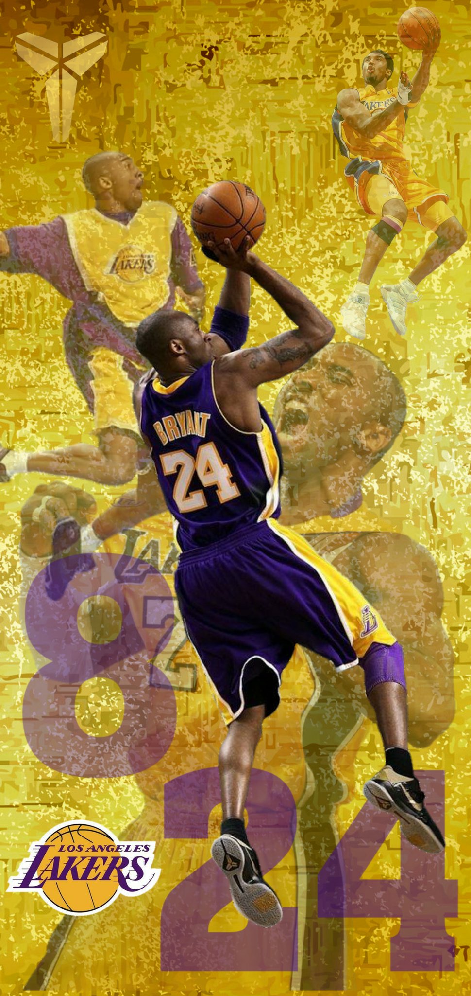松姫ちゃん おはようございます 今朝の画像はコチラ Mambamentality Kobe Bryant ちょっとハデな感じでロック画面サイズを作成しました Nba Nbafinals Lakeshow Mambamentality T Co Dtyecdzxcg Twitter