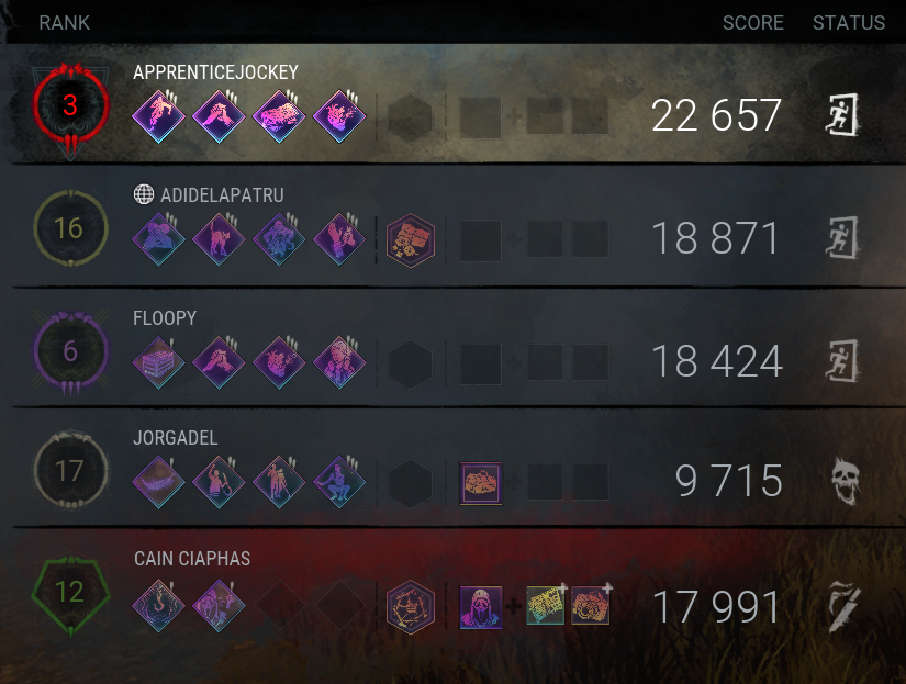 Aqua_Strike's tweet photo. @DeadByBHVR The matchmaking is literally rainbow!!! https://t.co/VQ2nHlSYBg