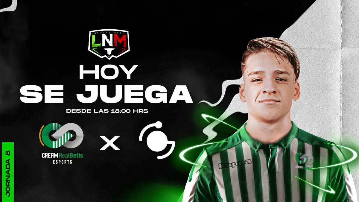 ⚔️ | #MatchDay | J-9

🎯 | @CreamRealBetis vs <a href="/TheGravityGG/">Gravity Esports</a>

Domingo clashero, donde veremos el primero de dos partidos este día. Los campeones enfrentan a Gravity en esta 9na jornada.

¡Te esperamos! 👋🏻

🗣️ | <a href="/vick_tio/">El Tío Vick</a>
🕕 | 18:00 🇲🇽
🖥️ | youtube.com/c/ElTíoVickofi…

#LaNacional 🇲🇽