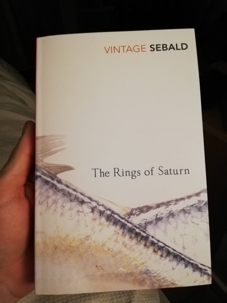 todaywiththeCJB's tweet photo. Finally, beginning this! #Sebald #TheRingsofSaturn https://t.co/qE0GiKah8v