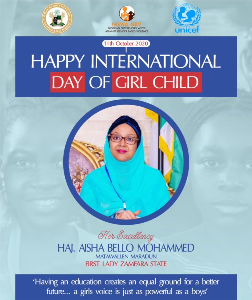 Having an education creates an equal ground for better future,girls voice is just as powerful as boys #HappyInternationalGirlChildDay