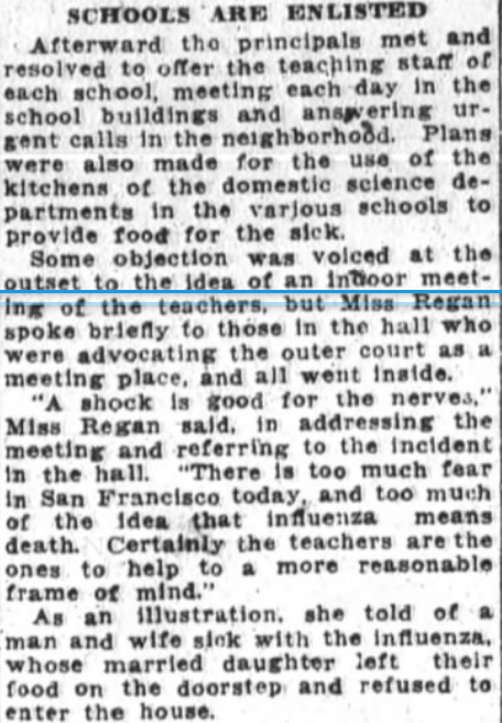 10/ In San Francisco they enlisted the help of teachers to educate people on the epidemic. Would that all teachers today had as much sense and bravery as this one: