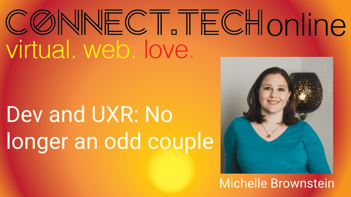 connect_js's tweet photo. "Dev and UXR: No longer an odd couple" @mbrownstein &amp; @peterb352 #uxdesign #UXResearch  gurus from @threefivetwoinc over the benefits of bringing developers into the UXR process often and early

Wednesday Oct 14
https://t.co/o2hWr1xSjT
virtual. web. love. https://t.co/zqSAF2O8fF