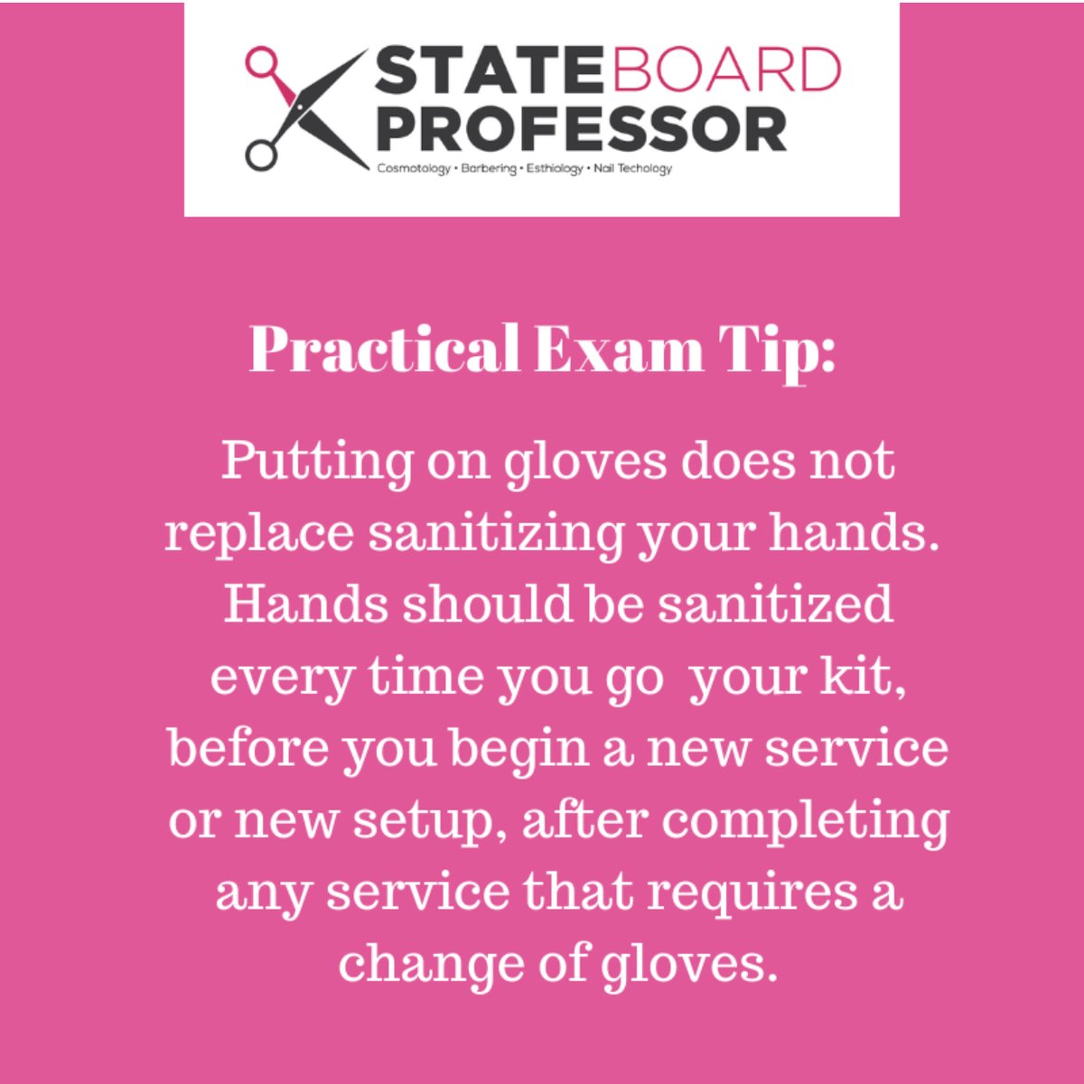 stateboardprof's tweet photo. #cosmetology #barber #nailtech #esthetician #cosmetologyschool #barberschool #nailschool #estheticianschool #futurecosmetologist #futurebarber #futurenailtech #futureesthetician #stateboard #stateboardkits #stateboardprofessor #stateboardtips #stateboardexam #naillife … https://t.co/g37G8kEn8k