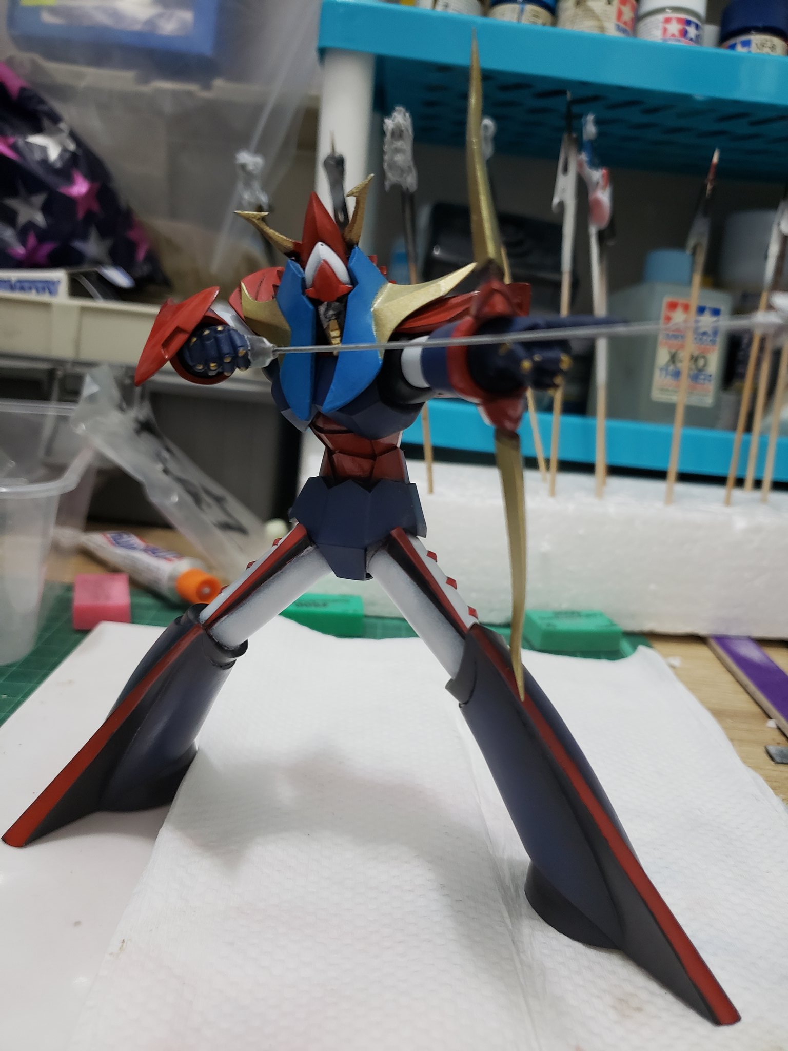 スーパーロボット天国 コンバトラーV ガレージキット速水仁司