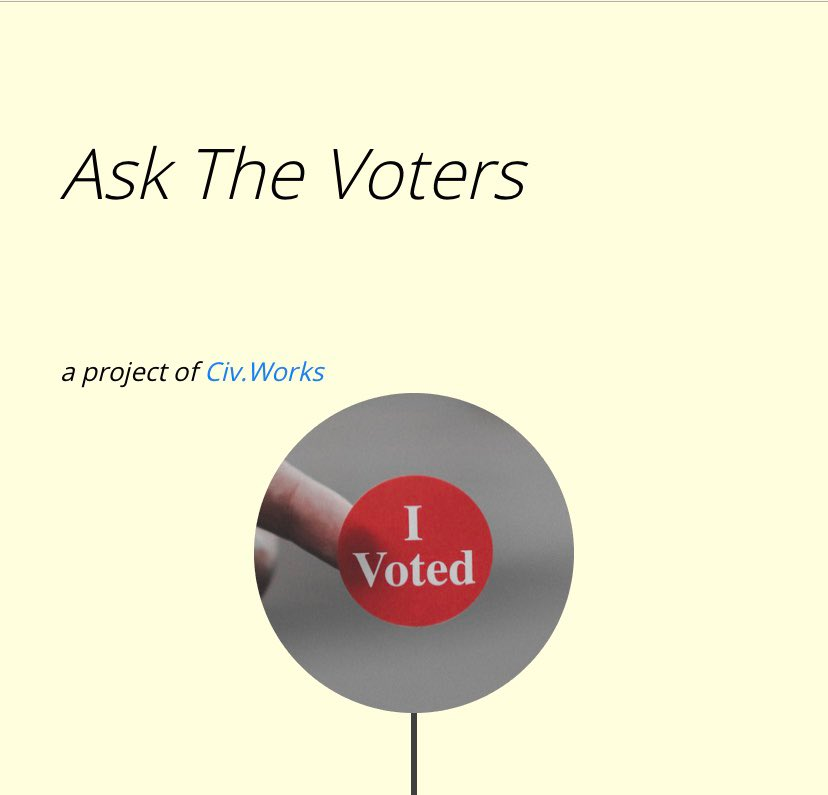 3/ In states like FL & GA w/ crap manual audit & recount laws, we need other ways to try to verify election results. Post-election affidavit audits of precincts w/ anomalous outcomes can help. Pls amplify this effort by  @gvelez17&  @ClintCurtis  http://cooperation.org/askthevoters/ 