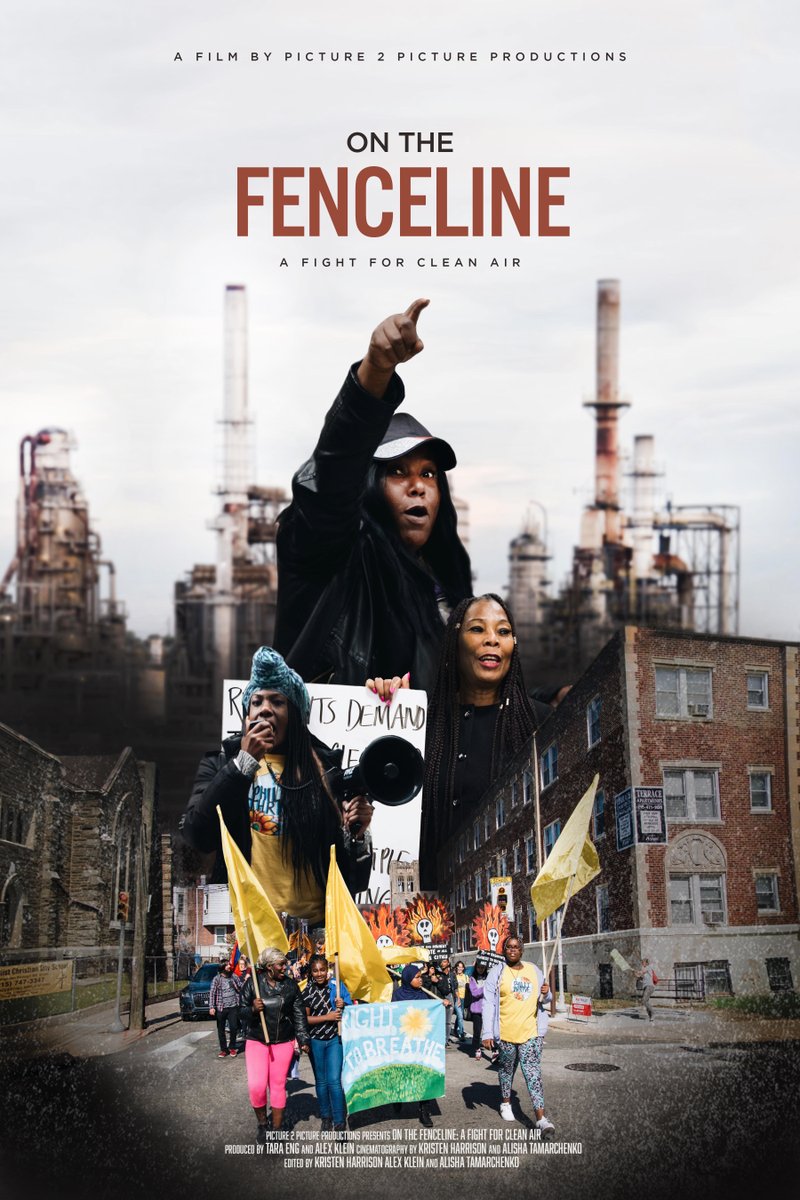 BetterCitiesFF's tweet photo. "#OntheFenceline: A Fight for Clean Air" chronicles the struggles of a neighborhood to protect their future and families. @PhillyThrive @phillywerise @toppingabrielle #environmentdoc #cleanair Screening Oct 8-11 at #BetterCitiesFilmFestival https://t.co/Cb2SzN9gMV