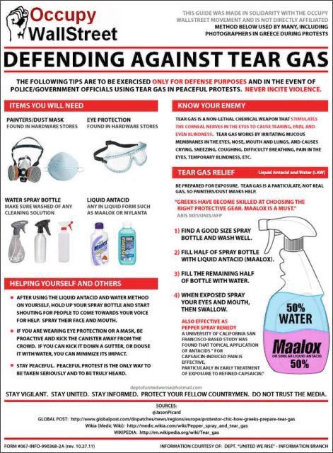 6. There’s no way to simply neutralize the effects of tear gas, especially if you yourself are exposed to it. But you can give medical attention to another protester who’s been exposed. #EndBadGovernance