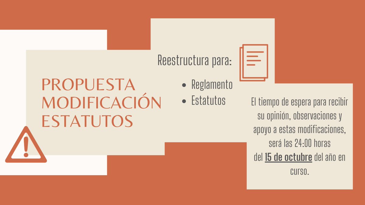 ⚠️Estimados miembros: Estamos a tan sólo unos días de la fecha límite para el envío de sus comentarios. Ayúdenos a hacer extensiva ésta información. 📢Toda la información en le siguiente link: conameu.org/nuevodiseno/as…