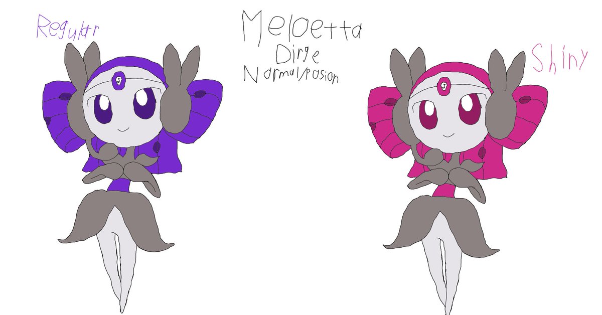 Meloetta forms  Imagenes kawaii, Kawaii