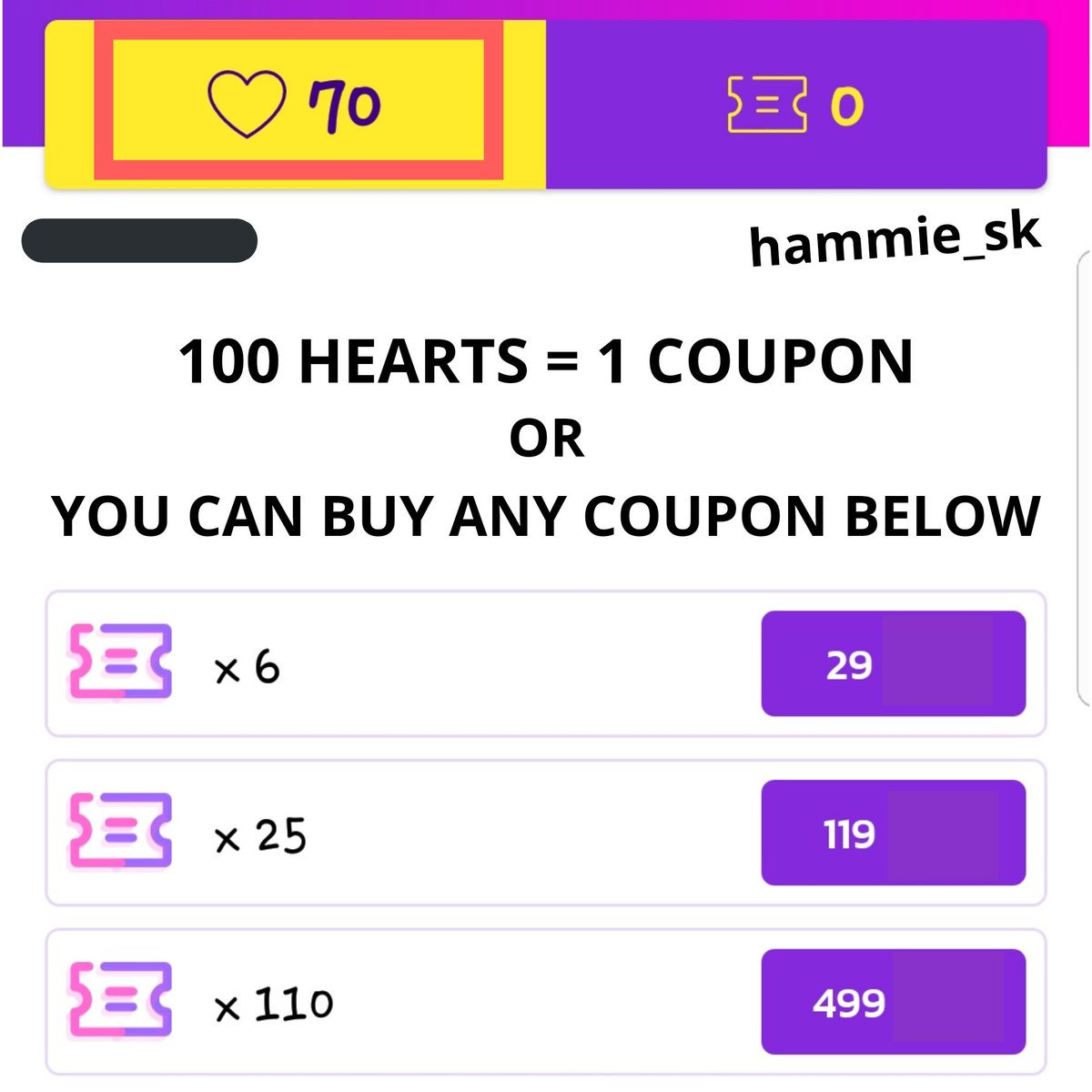 1. to buy couponsafter u click the 'buy coupons' button above, u will see the 1st pic here..choose the number of coupons u want2. to exchange couponsfollow the 2 next picsu can collect as many hearts as possible and exchange at once ^^ #คริสสิงโต  #ทีมพีรญา  #KristPerawat