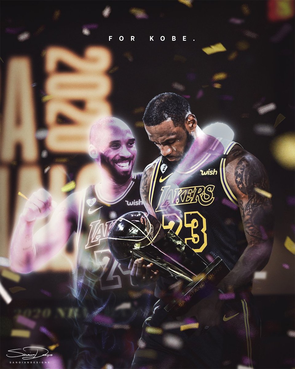 For Kobe. 💜💛⁣⁣⁣⁣

#NBAFinals