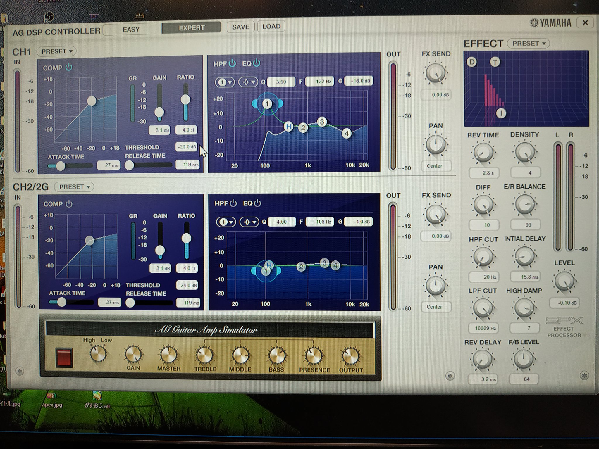 Masasan まささん 昨日配信者の方に聞いていただいたので上げてみる マイク Audix I5 癖がなく楽器の音撮りにも オーディオミキサー Yamaha Ag03 迷ったらこれw私はフルゲインでコンプ イコライザ エフェクトスイッチはオフです ソフトは