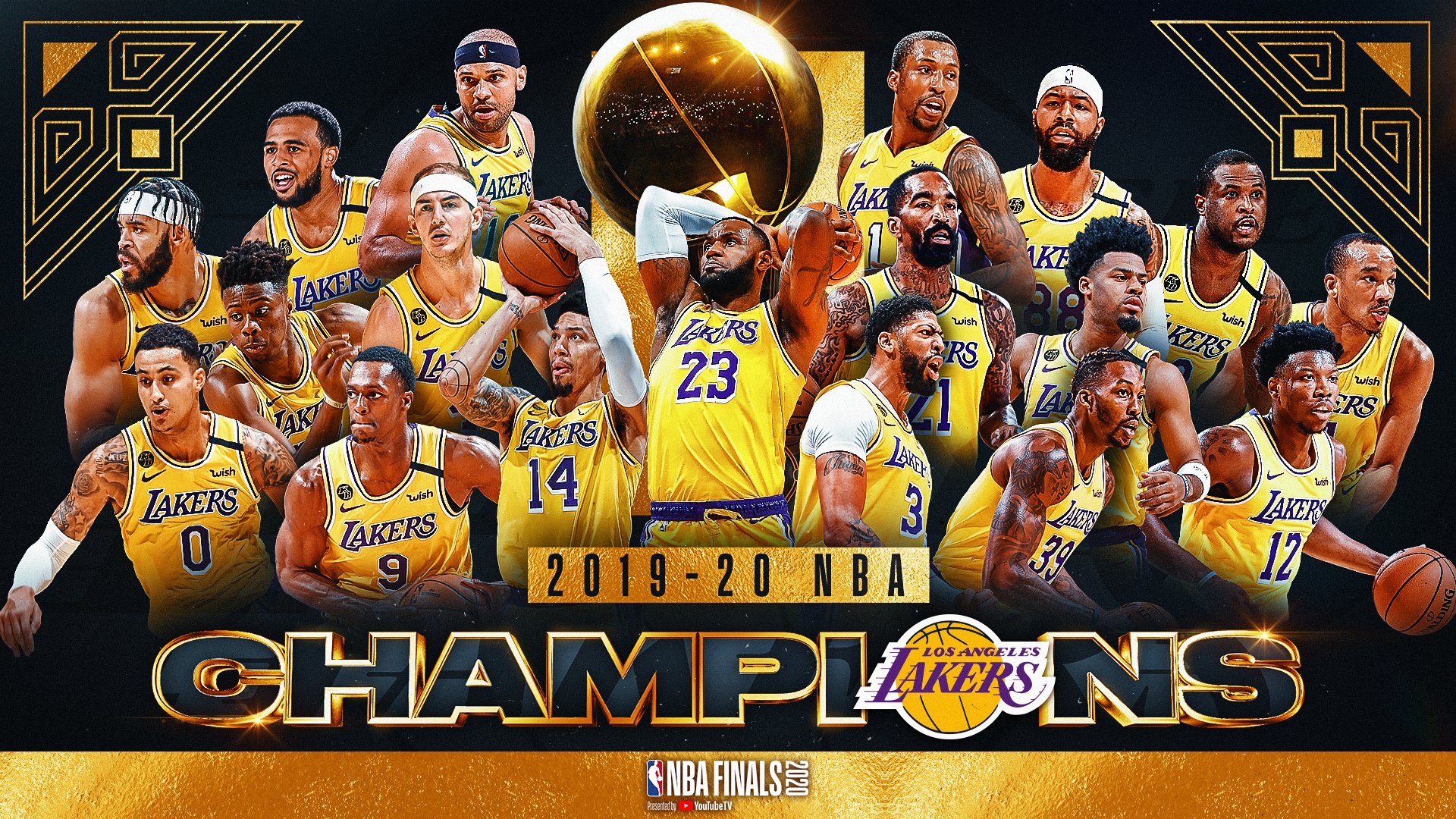 NBA on X: The @Lakers are the 2020 NBA Champions! #LakeShow https