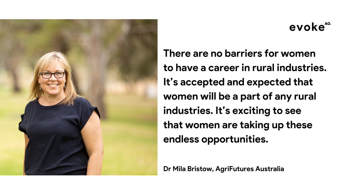 In the lead up to International Day of Rural Women (15 Oct) we're celebrating the wonderful women who are driving the prosperity of rural communities &amp; industries – starting with Mila Bristow, an <a href="/AgriFuturesAU/">AgriFutures Australia</a> researcher with a wealth of experience across Australia. #ruralwomen