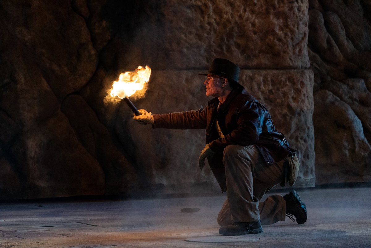 Kevin Brassard reprising his role as one of the original Indiana Jones during a private 30th anniversary event of the Indiana Jones Epic Stunt Spectacular 14/15