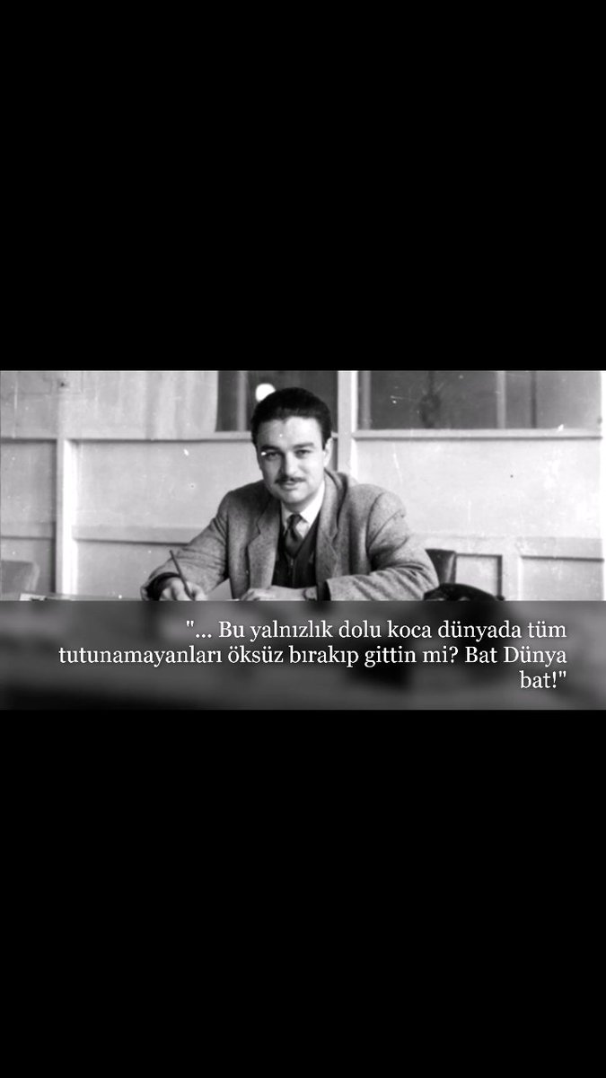 Bat dünya bat diyeceğiz. Sonunda bizi kör ettin.
#OğuzAtay86yasında