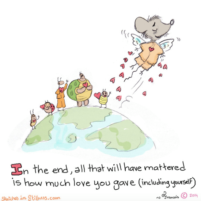 LifeWithJohn's tweet photo. In the end, all that will have mattered is how much love you gave (including yourself.) ~ #SelfLove https://t.co/XNlvPgi9eC