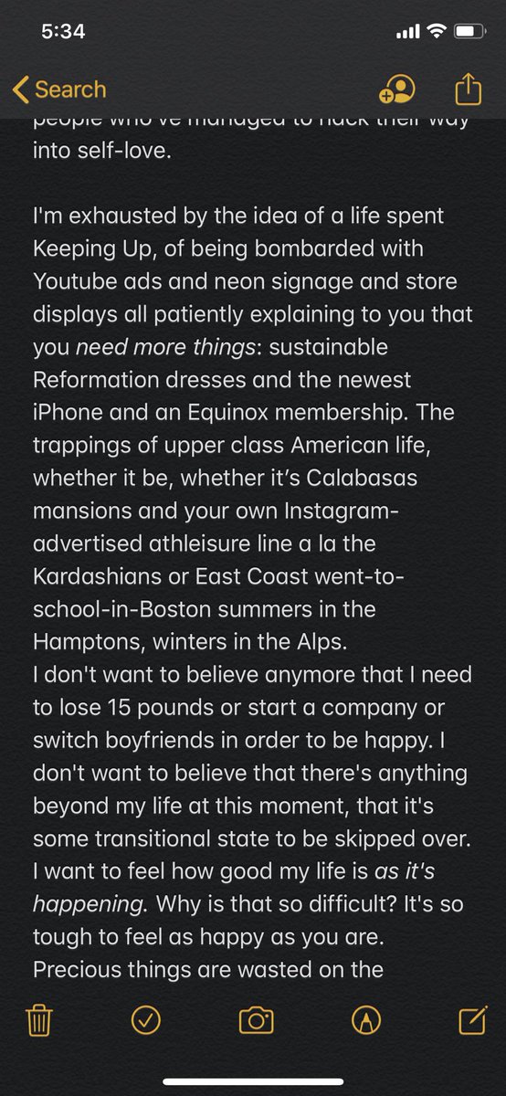 noampomsky's tweet image. I write constant notes to myself which mostly feel useless in the moment but sometimes I look back through them and it’s *amazing* to have a record of exactly how you felt at one particular moment in your life. This was... 2018?