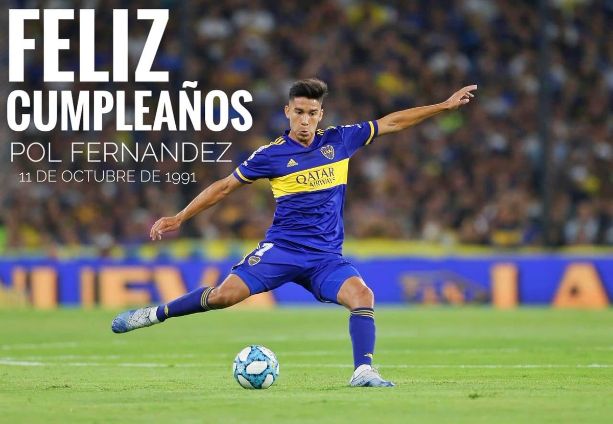 ¡FELIZ CUMPLEAÑOS POL!
11 de octubre de 1991
En Granadero Baigorria, provincia de Santa Fe, nacía uno de nuestros actuales volantes, Guillermo Matías Fernandez. 
Surgido de las inferiores de nuestro querido club, le deseamos que siga creando mucho más juego!
<a href="/BocaJrsOficial/">Boca Juniors</a>