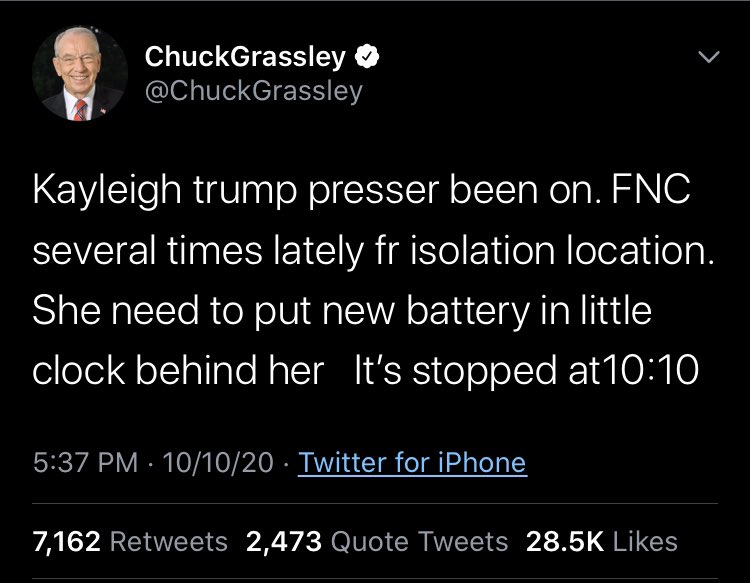 Good ‘ol Chuck made sure to bring our attention to that one as well with a time stamp that adds to 17 (in his time zone)