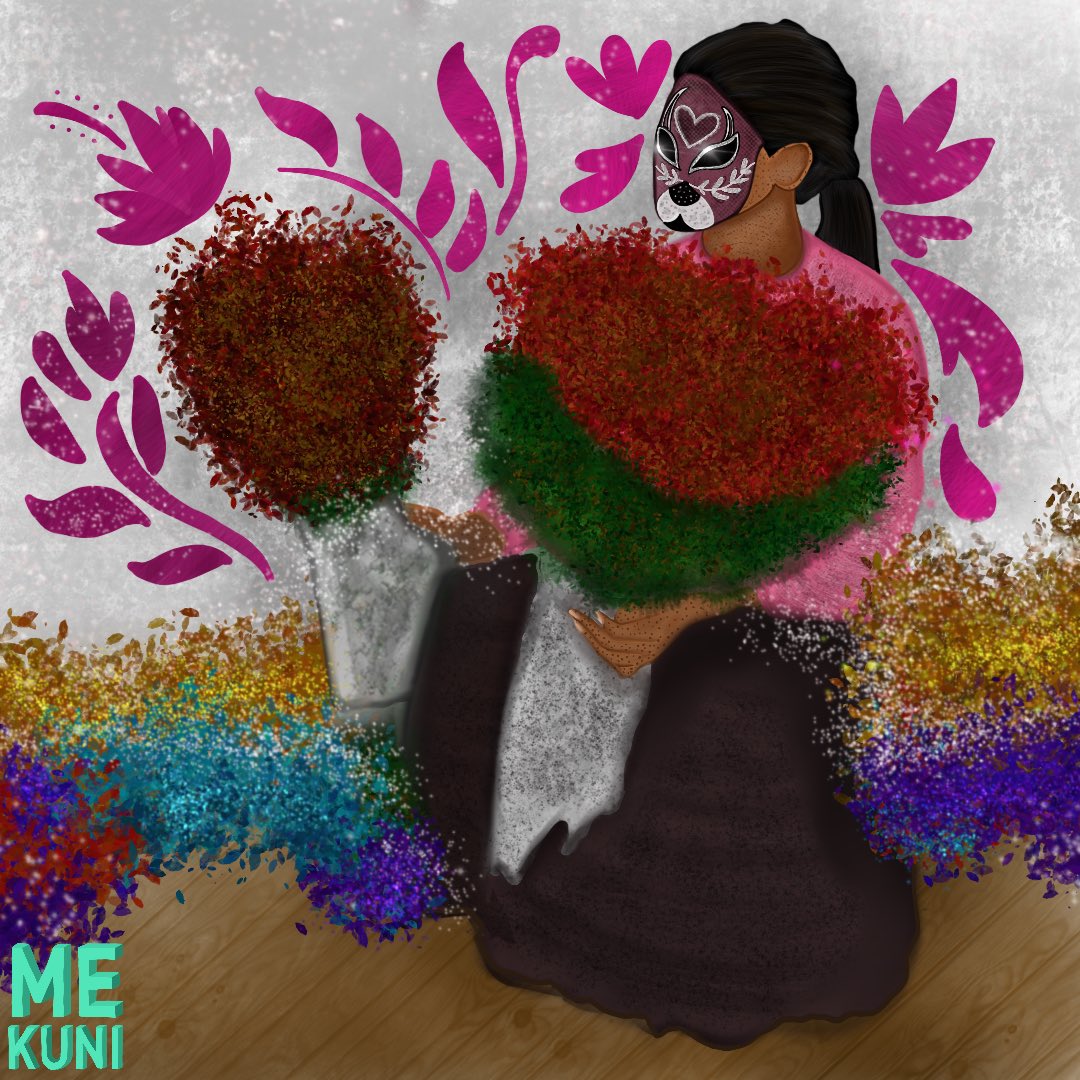 MekuniD's tweet photo. Empezamos tarde pero lograremos el reto. 
Dia 2 mercado.

#pintubre #illustration #octubreilustrado #illustration #colores #mexico #procreate #arboldelavida #mexico🇲🇽 #mexicoilustracion #arte #mercado #mercadoartesanal #ilustracionesmexicanas https://t.co/NPNxnsbpyr