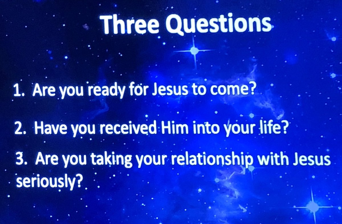 triadelphiasda's tweet photo. Pastor David Klinedinst asks 3 questions  #ForecastingHope
1. Are you ready for Jesus to come?
2. Have you received Him into your life? 
3. Are you taking your relationship with Jesus seriously?
"Forecasting Hope: Prophecies of the Second Coming"  Register https://t.co/y5x5iwAxKl https://t.co/QIiDCq2Vq2