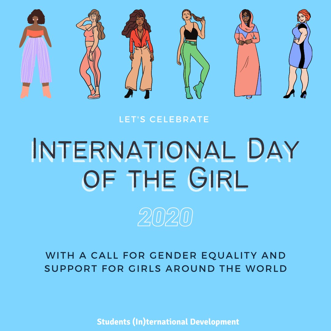 studentsinid's tweet photo. October 11 is #InternationalDayoftheGirl! Join us in celebrating all of the amazing girls around the world and championing gender equality and opportunity for each and every one. Girls' rights are human rights. Girls are our future 🙌🌏
#studentsinid #siid https://t.co/YYaTpQJAGu