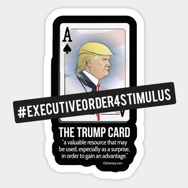 Brooklyn_Darlin's tweet photo. Sign #EXECUTIVEORDER4STIMULUS @realDonaldTrump @POTUS @stevenmnuchin1 @MarkMeadows @larry_kudlow @IvankaTrump @EricTrump @DonaldJTrumpJr #purplepower #getitdone #PlaythatTrumpCard https://t.co/eMbk9rjmKt
