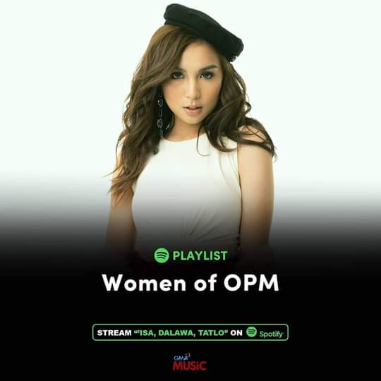 KylineFanderz's tweet photo. #KylineAlcantara #123Kyline remains on Spotify's WOMEN OF OPM playlist! 🌻 Keep streaming, Kapuso!
@2002kyline 

ctto. https://t.co/ApWVVTEtLa