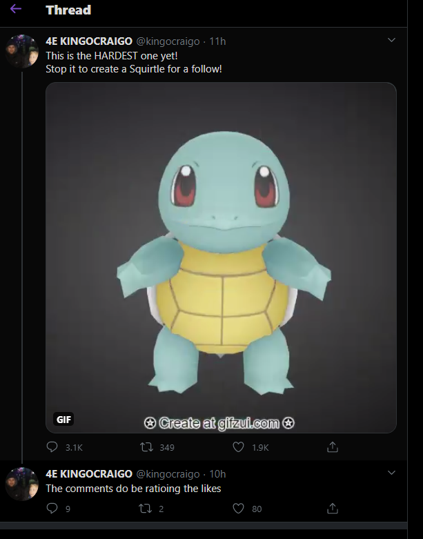 FFButEgg's tweet photo. @kingocraigo Don't follow me just know that my computer is so slow when I open up minecraft that I can see these gifs 1 frame at a time and get this shit. https://t.co/pHFBufrGUd